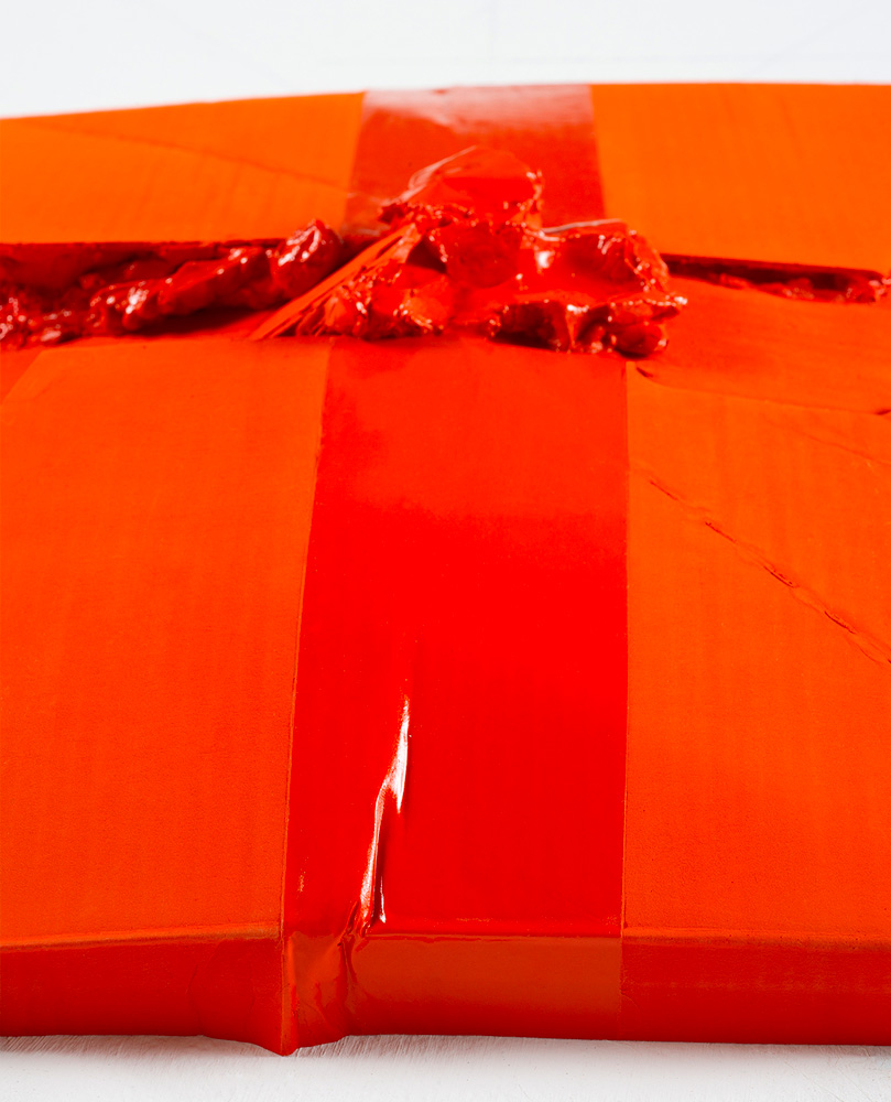 painting, expanded painting. model making, sculpture, orange art,